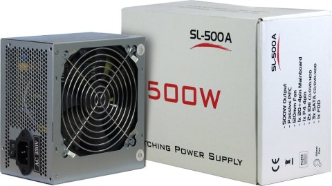 Inter-Tech SL-500A moduł zasilaczy 500 W 20+4 pin ATX ATX Szary Inter-Tech SL-500A moduł zasilaczy 500 W 20+4 pin ATX ATX Szary