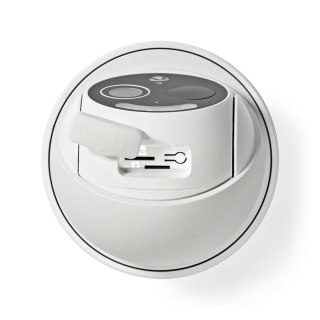 Kamera zewnętrzna Nedis Smartlife 4G, IP65 czujnik ruchu, night vision, biały