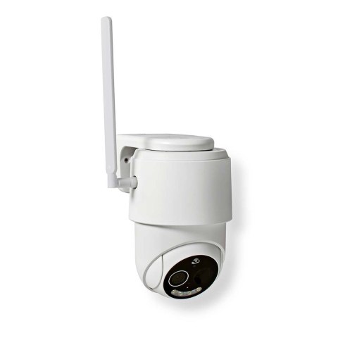 Kamera zewnętrzna Nedis Smartlife 4G, IP65 czujnik ruchu, night vision, biały