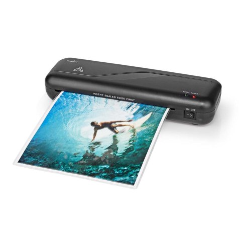 Nedis LAMI112BK4 laminator Laminator na gorąco 230 mm/min Czarny