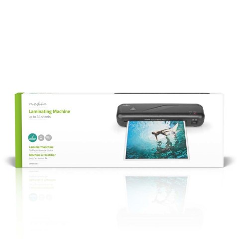 Nedis LAMI112BK4 laminator Laminator na gorąco 230 mm/min Czarny