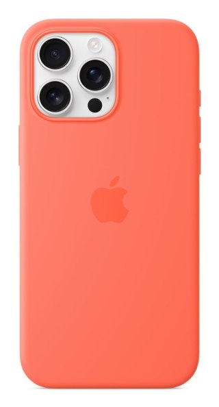 Silikonowe etui Apple iPhone 16 Pro Max z MagSafe - Tangerine