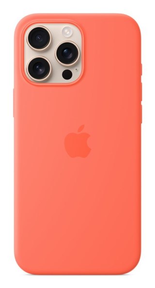 Silikonowe etui Apple iPhone 16 Pro Max z MagSafe - Tangerine