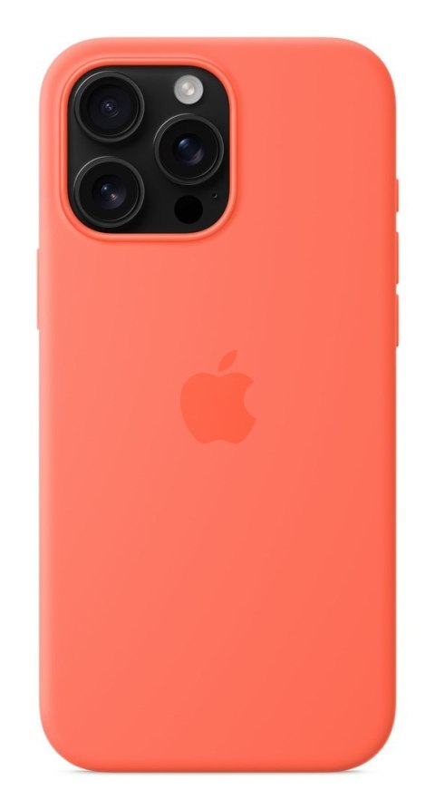 Silikonowe etui Apple iPhone 16 Pro Max z MagSafe - Tangerine