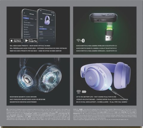 Słuchawki Steelseries Arctis Nova 3X Wireless for Xbox, Levander Słuchawki Steelseries Arctis Nova 3X Wireless for Xbox, Levander
