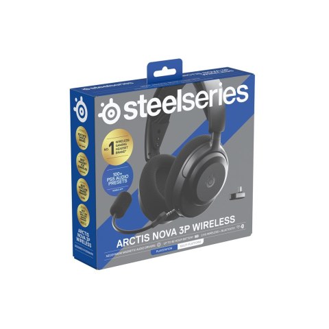 Słuchawki Steelseries Arctis Nova 3P Wireless for Playstation, Black Słuchawki Steelseries Arctis Nova 3P Wireless for Playstation, Black