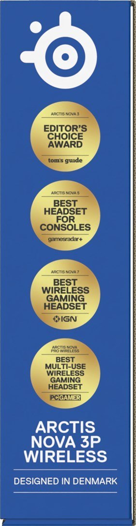 Słuchawki Steelseries Arctis Nova 3P Wireless for Playstation, Black Słuchawki Steelseries Arctis Nova 3P Wireless for Playstation, Black