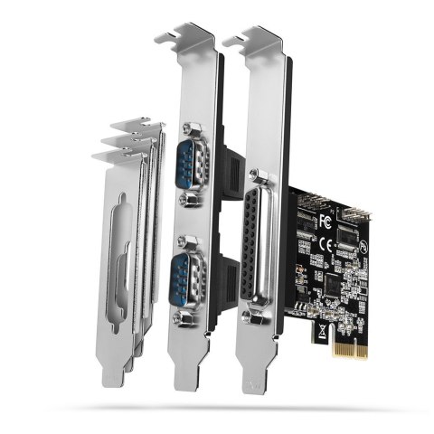Axagon PCEA-PSN PCIe- mit 1x Parallel-+ 2x Seriell-Ports - ASIX AX99100 adapter Wewnętrzny Równoległy, RS-232 Axagon PCEA-PSN PCIe- mit 1x Parallel-+ 2x Seriell-Ports - ASIX AX99100 adapter Wewnętrzny Równoległy, RS-232