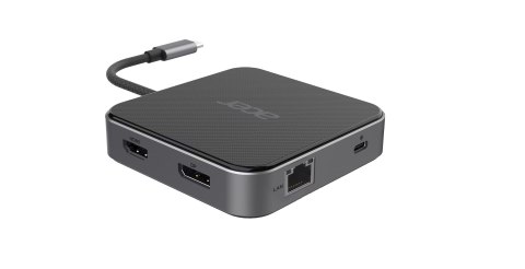 Hub wielofunkcyjny ACER 7in1 USB4 8k Multi Display Hub 1xHDMI/1xDP/2xUSB3.2/USB-C/RJ45/Audi Hub wielofunkcyjny ACER 7in1 USB4 8k Multi Display Hub 1xHDMI/1xDP/2xUSB3.2/USB-C/RJ45/Audi