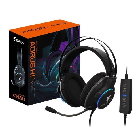 Słuchawki Micro Gigabyte Aorus H1 RGB Słuchawki Micro Gigabyte Aorus H1 RGB