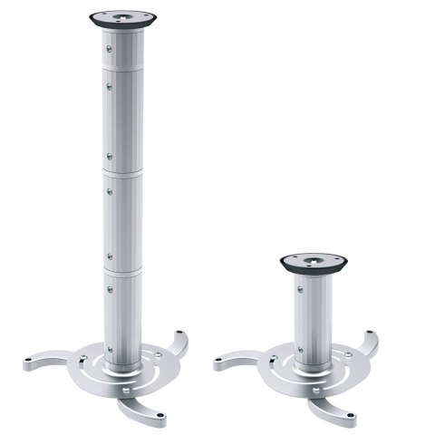 Uchwyt sufitowy do projektora Maclean MC-517 (80 mm - 980 mm; 10 kg; kolor srebrny) Uchwyt sufitowy do projektora Maclean MC-517 (80 mm - 980 mm; 10 kg; kolor srebrny)