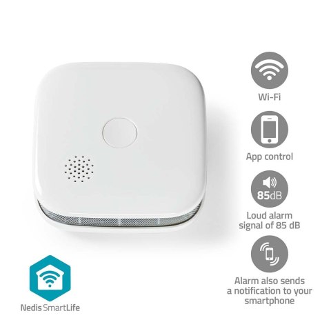 Czujnik dymu Nedis SmartLife WIFIDS21WT3 Czujnik dymu Nedis SmartLife WIFIDS21WT3