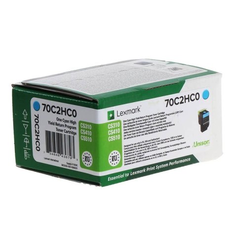 Lexmark Toner 70C2HC0 Cyan Lexmark Toner 70C2HC0 Cyan