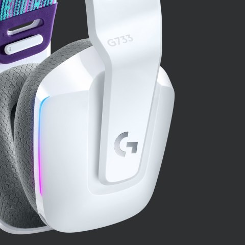 Logitech G 981-000883 słuchawki/zestaw słuchawkowy Bezprzewodowy Opaska na głowę Gaming Biały