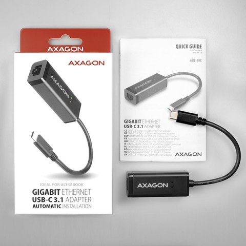 NET ADAPTER USB-C 1GB/ADE-SRC AXAGON NET ADAPTER USB-C 1GB/ADE-SRC AXAGON