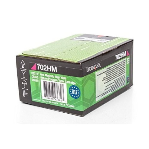 RET.PROGR. TONER CARTR.MAGENTA/702HM MAGENTA 3K PGS F CS310 RET.PROGR. TONER CARTR.MAGENTA/702HM MAGENTA 3K PGS F CS310