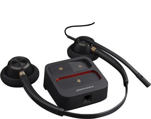 Słuchawki Poly EncorePro HW520 Binaural Wired Headset, USB-A, Black