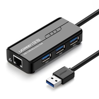 20265 Wielofunkcyjny adapter Ethernet 3 x USB 3.0, 1 x RJ45