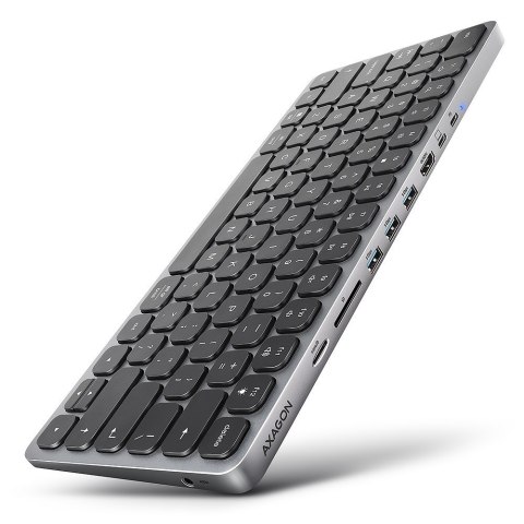 Axagon HMC-KB-US stacja dokująca Przewodowa USB 3.2 Gen 1 (3.1 Gen 1) Type-C Szary Axagon HMC-KB-US stacja dokująca Przewodowa USB 3.2 Gen 1 (3.1 Gen 1) Type-C Szary