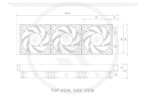 Chłodzenie wodne EK Water Blocks EK Nucleus AIO CR360 Dark, CPU Chłodzenie wodne EK Water Blocks EK Nucleus AIO CR360 Dark, CPU
