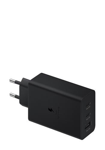 Ładowarka sieciowa SAMSUNG Trio EP-T6530 65W PD 1x USB-A, 2x USB-C (EP-T6530NBEGEU) Czarny Ładowarka sieciowa SAMSUNG Trio EP-T6530 65W PD 1x USB-A, 2x USB-C (EP-T6530NBEGEU) Czarny