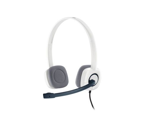 Logitech H150 Zestaw słuchawkowy Przewodowa Opaska na głowę Biuro/centrum telefoniczne Biały Logitech H150 Zestaw słuchawkowy Przewodowa Opaska na głowę Biuro/centrum telefoniczne Biały