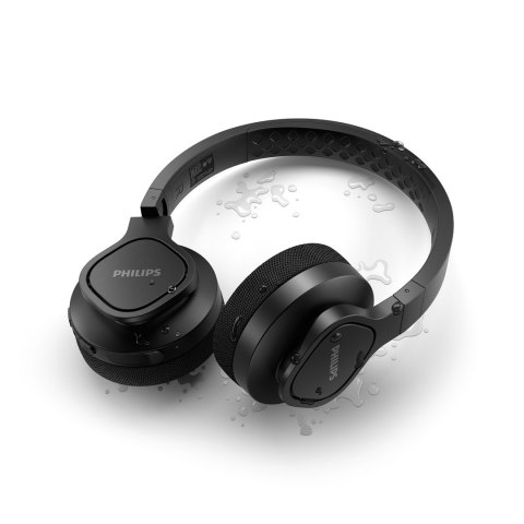 Bezprzewodowe słuchawki sportowe Philips TAA4216BK/00, czarne Bezprzewodowe słuchawki sportowe Philips TAA4216BK/00, czarne