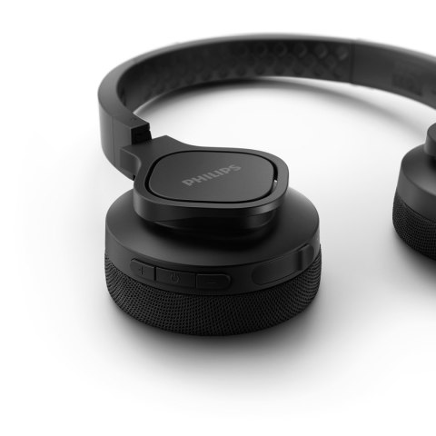 Bezprzewodowe słuchawki sportowe Philips TAA4216BK/00, czarne Bezprzewodowe słuchawki sportowe Philips TAA4216BK/00, czarne