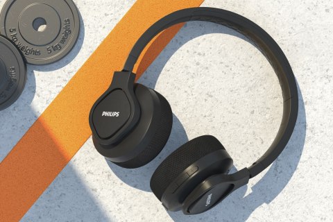 Bezprzewodowe słuchawki sportowe Philips TAA4216BK/00, czarne Bezprzewodowe słuchawki sportowe Philips TAA4216BK/00, czarne
