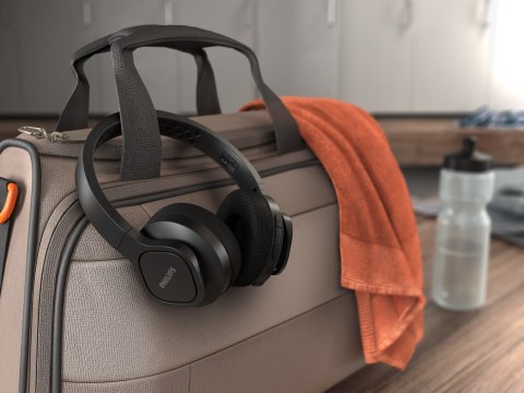 Bezprzewodowe słuchawki sportowe Philips TAA4216BK/00, czarne Bezprzewodowe słuchawki sportowe Philips TAA4216BK/00, czarne