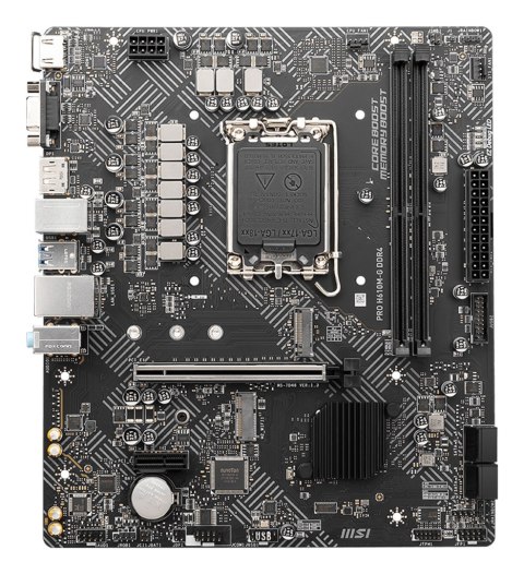 MSI PRO H610M-G DDR4 płyta główna Intel H610 LGA 1700 micro ATX MSI PRO H610M-G DDR4 płyta główna Intel H610 LGA 1700 micro ATX