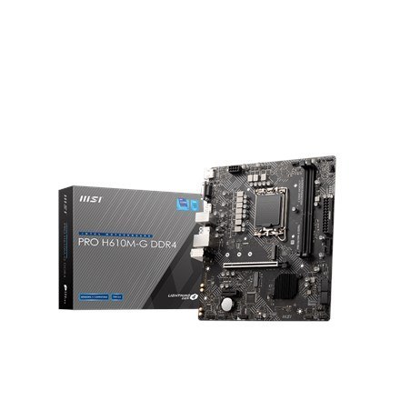 MSI PRO H610M-G DDR4 płyta główna Intel H610 LGA 1700 micro ATX MSI PRO H610M-G DDR4 płyta główna Intel H610 LGA 1700 micro ATX