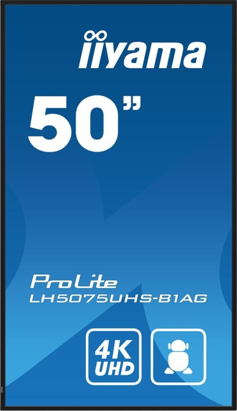 Monitor Iiyama ProLite LH5075UHS-B1AG - Przekątna 50" - Płaski ekran - 125.7 cm
