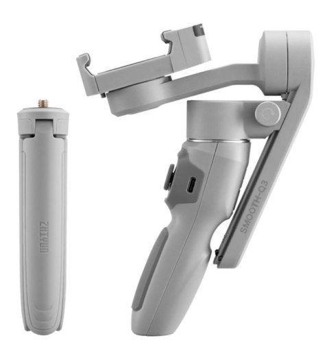 Ręczny stabilizator kamery Zhiyun Tech SMOOTH-Q3, Szary, 340°, -260 - 80°, -150 - 150°, 0.28 kg