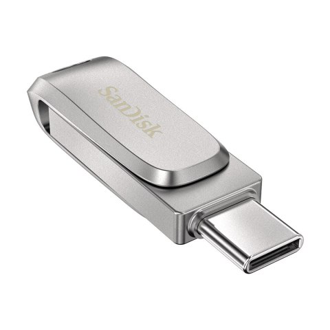 SanDisk Ultra Dual Drive Luxe pamięć USB 1000 GB USB Type-A / USB Type-C 3.2 Gen 1 (3.1 Gen 1) Stal nierdzewna SanDisk Ultra Dual Drive Luxe pamięć USB 1000 GB USB Type-A / USB Type-C 3.2 Gen 1 (3.1 Gen 1) Stal nierdzewna