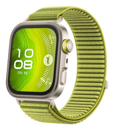 Smartwatch Huawei Watch FIT4 Pro, 3D Woven Žalias Strap, Titanium Body, Seiya-B29 Smartwatch Huawei Watch FIT4 Pro, 3D Woven Žalias Strap, Titanium Body, Seiya-B29