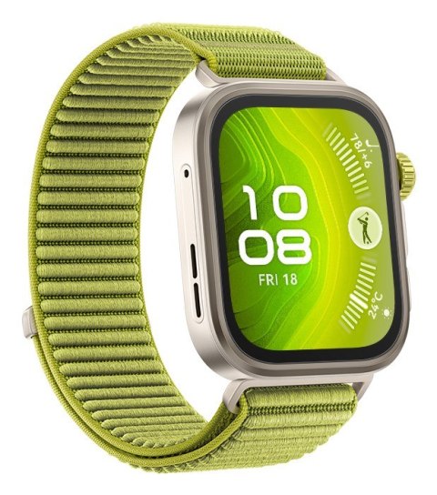 Smartwatch Huawei Watch FIT4 Pro, 3D Woven Žalias Strap, Titanium Body, Seiya-B29 Smartwatch Huawei Watch FIT4 Pro, 3D Woven Žalias Strap, Titanium Body, Seiya-B29