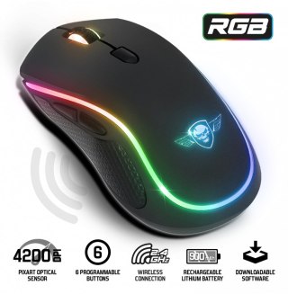 Spirit of Gamer PRO-M9 myszka Gaming Oburęczny RF Wireless Optyczny 4200 DPI