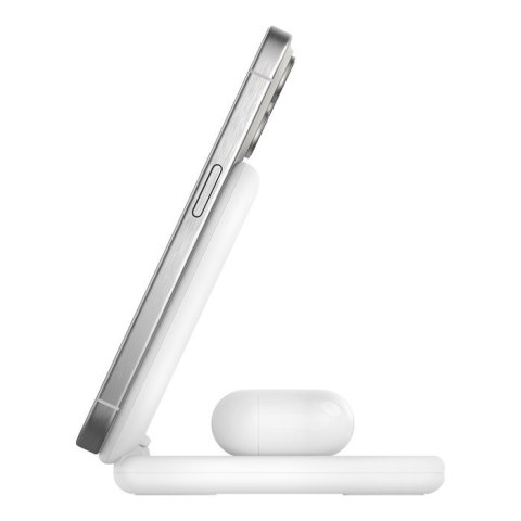 BELKIN ŁADOWARKA MAGSAFE SKŁADANA 2W1 QI2 ZASILACZ BIAŁA BELKIN ŁADOWARKA MAGSAFE SKŁADANA 2W1 QI2 ZASILACZ BIAŁA