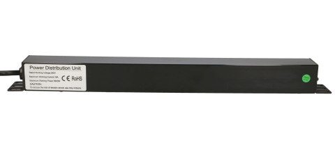 Extralink EXPDU7EU SW | Listwa zasilająca | 19" 1U, 7 gniazd EU, z wyłącznikiem, 2m Extralink EXPDU7EU SW | Listwa zasilająca | 19" 1U, 7 gniazd EU, z wyłącznikiem, 2m