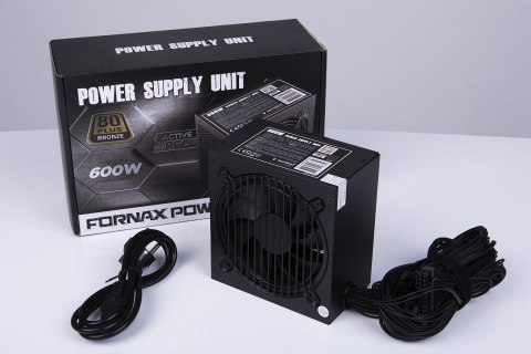 GEMBIRD ZASILACZ KOMPUTEROWY PSU80P-BBP-600 80+BRONZE ATX, 600W, AKTYWNE PFC, 12CM WENTYLATOR GEMBIRD ZASILACZ KOMPUTEROWY PSU80P-BBP-600 80+BRONZE ATX, 600W, AKTYWNE PFC, 12CM WENTYLATOR