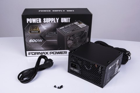 GEMBIRD ZASILACZ KOMPUTEROWY PSU80P-BBP-600 80+BRONZE ATX, 600W, AKTYWNE PFC, 12CM WENTYLATOR GEMBIRD ZASILACZ KOMPUTEROWY PSU80P-BBP-600 80+BRONZE ATX, 600W, AKTYWNE PFC, 12CM WENTYLATOR