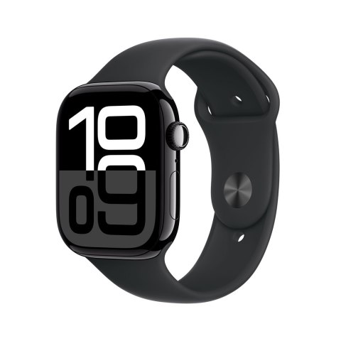 Išmanusis laikrodis Apple Watch Series 10 GPS + Cellular 46mm Jet Black Aluminium Case with Black Sport Band - S/M