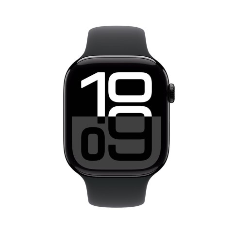Išmanusis laikrodis Apple Watch Series 10 GPS + Cellular 46mm Jet Black Aluminium Case with Black Sport Band - S/M
