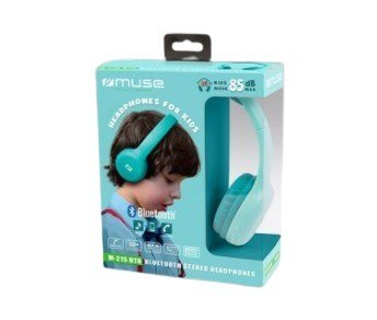Muza | Stereofoniczne słuchawki Bluetooth dla dzieci | M-215BTB | Bezprzewodowy | Nauszne | Łączność Bluetooth | Niebieski | Bez Muza | Stereofoniczne słuchawki Bluetooth dla dzieci | M-215BTB | Bezprzewodowy | Nauszne | Łączność Bluetooth | Niebieski | Bez
