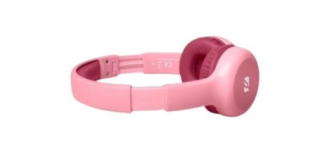 Muza | Stereofoniczne słuchawki Bluetooth dla dzieci | M-215BTP | Bezprzewodowy | Nauszne | Łączność Bluetooth | Różowy | Bezprz