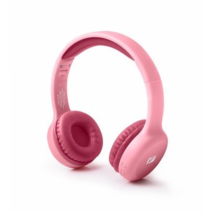Muza | Stereofoniczne słuchawki Bluetooth dla dzieci | M-215BTP | Bezprzewodowy | Nauszne | Łączność Bluetooth | Różowy | Bezprz