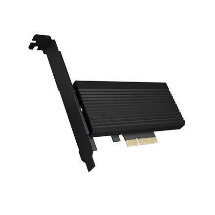 Rajd Sonic | Konwerter na 1x HDD/SSD dla slotu PCIe x4 | IB-PCI208-HS | Czarny