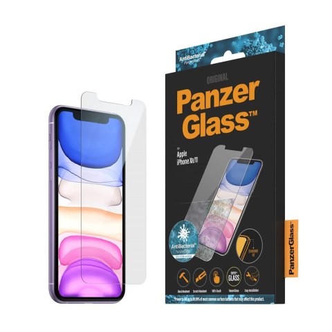 Szkło pancerne PanzerGlass | Jabłko | iPhone XR/11 | Szkło hybrydowe | Przezroczysty | Pokrycie pełnej klatki; Zaokrąglone krawę