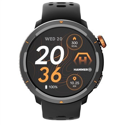 Zegarek młotek 2 Lite | Inteligentny zegarek | Dioda AMOLED | 1,43" | Wodoodporny | Czarny Zegarek młotek 2 Lite | Inteligentny zegarek | Dioda AMOLED | 1,43" | Wodoodporny | Czarny